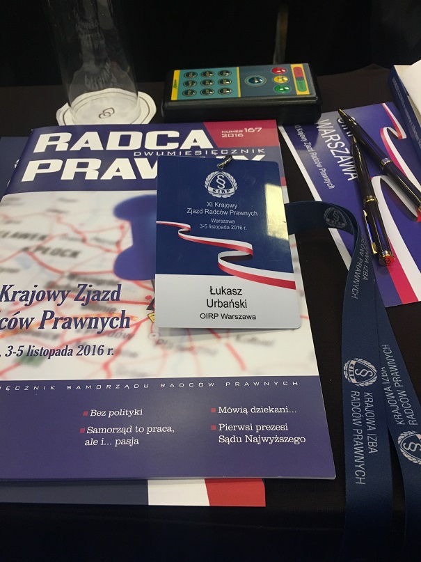 Delegat na Krajowy Zjazd Radcow Prawnych